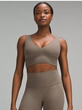 Lululemon Align V-Neck Bra, Nomad, Size 10